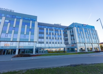 Astrum Business Park with a certificate