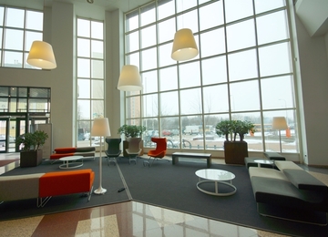 Modernization of the entrance area at the Eurocentrum-Alfa office building