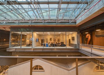 Historic Norblin Factory with the topping out