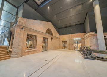Historic Norblin Factory with the topping out