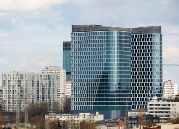 Two towers in Katowice