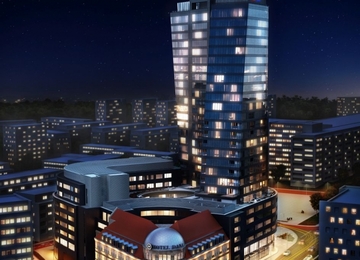 The opening of the Hanza Tower in Szczecin this year