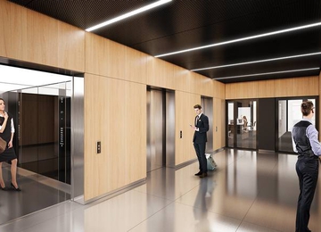 .KTW office complex with a place to relax