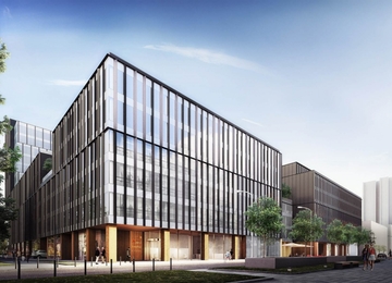Two office buildings will expand the Lixa complex in Warsaw