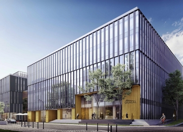 Two office buildings will expand the Lixa complex in Warsaw