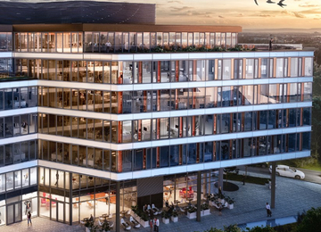 The construction of the new office building in Krakow has started