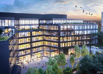 The construction of the new office building in Krakow has started