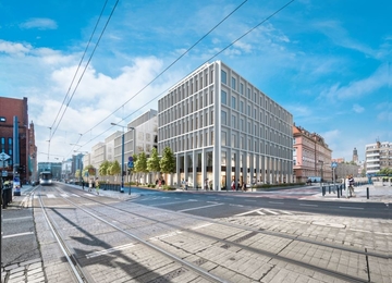 New office block in Wrocław