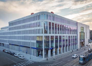 LC Corp's office building rising in Wrocław
