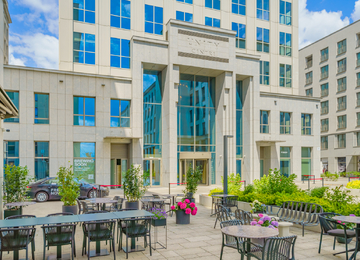 Unity Centre at the finish line