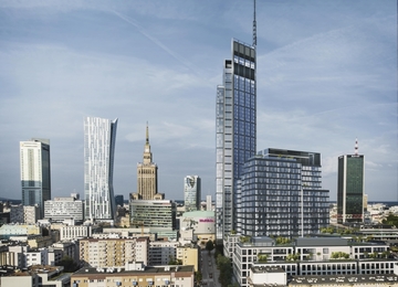 Varso Tower - the tallest building in the European Union