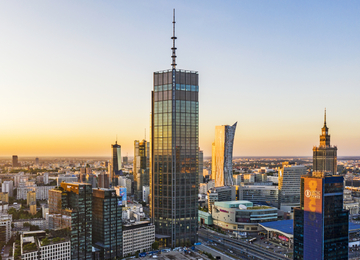 Varso Tower dominated the ranking of the highest buildings in the European Union