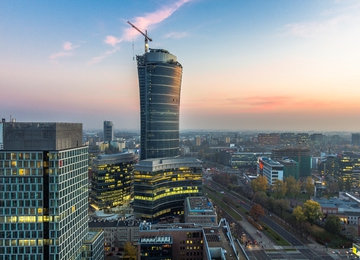 Frontex in Warsaw Spire