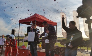 Tomek Czuba form JLL winning a cup - ABSL Rally Mayor of Opole Cup