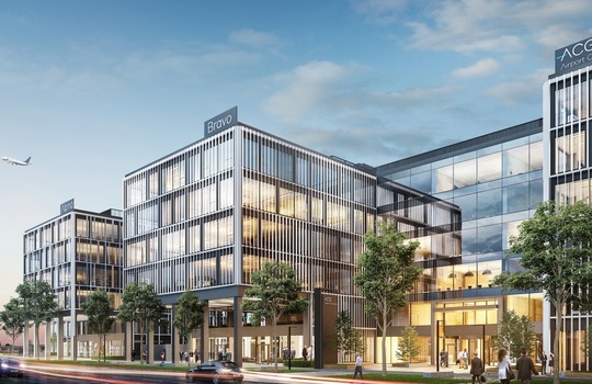 The first Polish airport town under development in Gdańsk