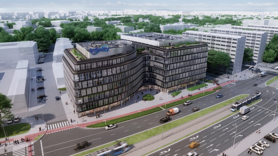 Infinity office building – advanced underground works in the heart of Wrocław