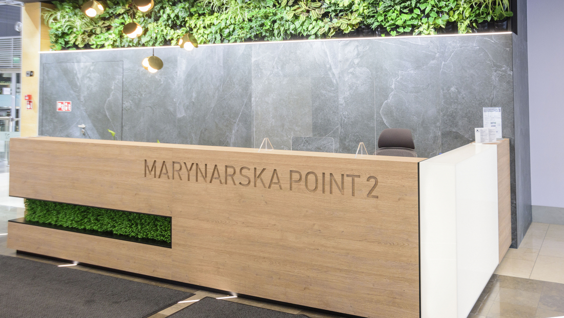 Service area in Marynarska Point 2 fully leased