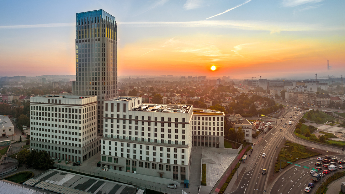 UNITY CENTRE with an unmatched view of Krakow