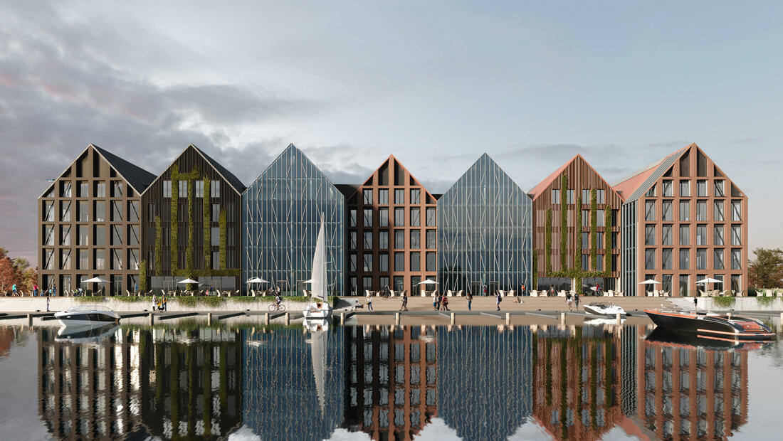 Construction of Elbląg's Porta Mare office building underway