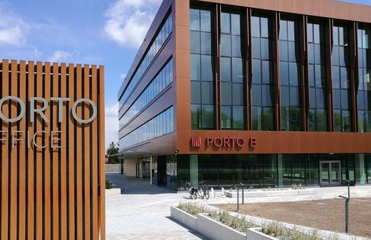 Second building of PORTO Office complex heads towards completion
