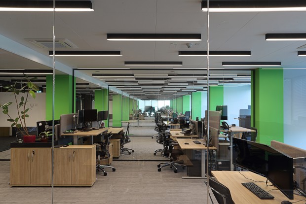 Interior ot the new IHS Markit office