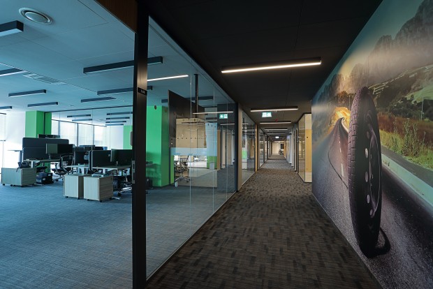 Interior ot the new IHS Markit office