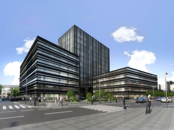 office building to let Wola Center